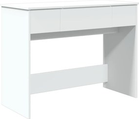 vidaXL fehér fésülködőasztal tükörrel 100x45x76 cm