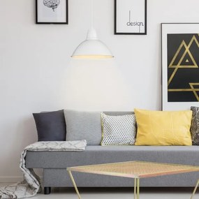 Rabalux 72014 - WILBOUR lógcsillár 1xE27/60W/230V fehér