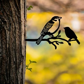 Bird On The Branch 02 - Black