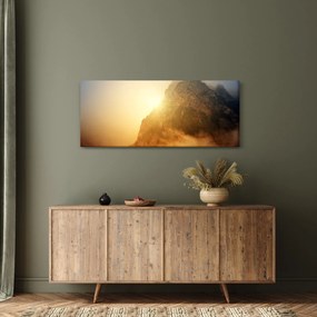 Hegy a ködben képe (120x50 cm)