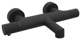 Sapho - Termosztátos kádcsaptelep SOLARIS matt fekete