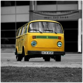 Poszter 70x70 sárga Vw