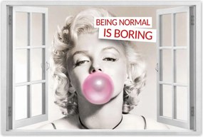 Poszterek 90x60 Being normal is Boring