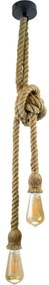 LED Csillár zsinóron ROPE 2xE27/10W/230V
