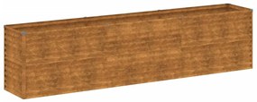 corten acél kerti magaságyás 291x50x69 cm