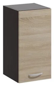 Konyhai Felsőszekrény Világos/Sötét Sonoma Színben. LIVIA LV-07/G 30