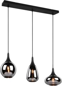 TRIO 317000332 LUMINA Többágú Függesztett Lámpa Fekete E14 IP20