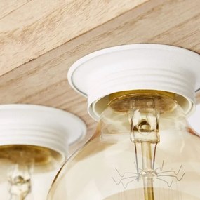 Brilliant - Csillár WHITEWOOD 4xE27/30W/230V