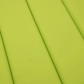 élénkzöld oxford szövet napozóágy párna 200 x 60 x 3 cm