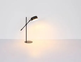 Globo 24099SB Állólámpa fém fekete váz, fém fekete búra, műanyag szatén izzóvédővel. A fej állítható. HxSzxM: 477x200x1390, fényforrás nélkül 1xE14 25W 230V