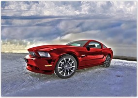 Fotótapéta flizelina 312x219 Piros Ford Mustang