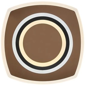 Rabalux 71317-LED fényerőszabályozható mennyezeti lámpatest TANELI 60W/230V 3000/4000/6000K króm/fekete + távirányító