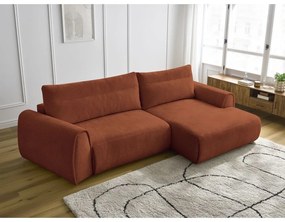 Narancssárga sarokkanapé Aden – Bobochic Paris