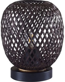 Asztali lámpa ZANZIBAR 1xE27/20W/230V átm. 18 cm bambusz
