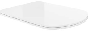 Mexen Vito lassan záródó, vékony WC-ülőke, duroplast, fényes fehér - 39174000