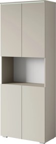Vera 70 irodai irattároló szekrény kasmír Bézs Led