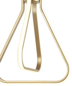 LED kábeles csillár ZING LED/19W/230V aranyszínű