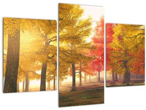 Őszi fák képe (90x60 cm)