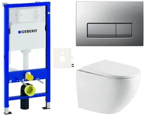 Geberit fali WC szett előtétfalas szereléshez + SAT WC SIKOGESREX67D50