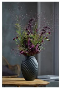 River fekete porcelán váza, magasság 26 cm - Morsø
