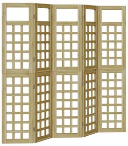 Kültéri adatvédelmi képernyő Kézi 5 pcs Barna 200 x 180 cm