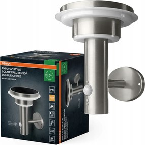 Kerti fali lámpa Led Szürkületi mozgásérzékelő 6W 3000K IP44 Endura