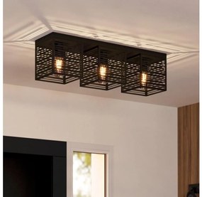 Eglo 900357 - Mennyezeti lámpa PIEDRITAS 3xE27/40W/230V