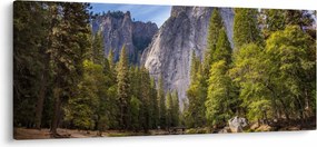 Kép - A Yosemite szikla alatt (120x50 cm)