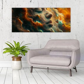 Kép - Arc az űrben (120x50 cm)