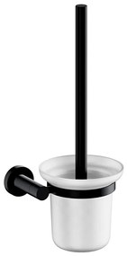 OMNIRES MP60620BL - Falra szerelhető WC kefe MODERN PROJECT matt fekete