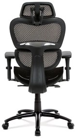 Fekete Hálós Irodai Szék, Szinkron Mechanikával. KA-A188 BK