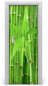 Fotótapéta ajtóra bambusz erdő 75x205 cm