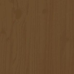 mézbarna tömör fenyőfa kerti pad 110x38x45 cm