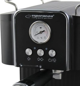 Esperanza Excelsa, 850 W, 1.8 L, Beépített tejhabosító, Espresso kávéfőző
