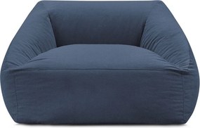 Sötétkék kordbársony babzsákfotel Lilibet – Bobochic Paris