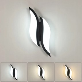 Kinkiet Czarna Lampa Scienna Led Nowoczesna W Korytarz 3000K/4500K/6500K