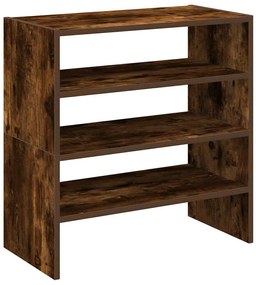 2 db füstös tölgy cipőtartó állvány halmozható 60 x 30 x 30,5cm