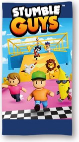 Stumble Guys Game World fürdőlepedő, strand törölköző 70x140cm (Fast Dry)