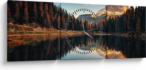 Kép - alpesi, olaszország, dolomitok, Antorno (órával) (90x30 cm)