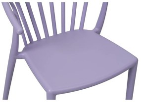 Levendula színű műanyag kerti szék Capri – Bonami Essentials