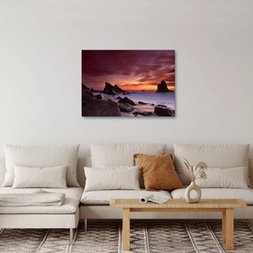 Naplemente a tengerparton képe (70x50 cm)