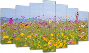 Vászonkép 140x80 Virágokkal teli rét