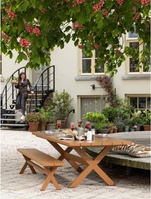 Alumínium kerti étkezőasztal 100x220 cm Delta – Exotan