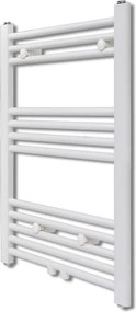 vidaXL Fürdőszobai egyenes törölközőradiátor központi fűtéssel 500 x 764 mm