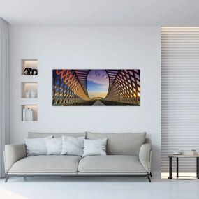 A modern hídépítészet képe (120x50 cm)