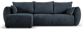 Sötétkék sarokkanapé (bal oldali) Matera – Cosmopolitan Design