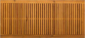 vidaXL Kerti Tároló Doboz 185 L Tömör Akácfa 113 x 50 x 56 cm Fekete