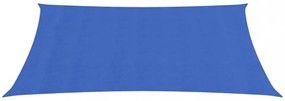 kék HDPE napvitorla 160 g/m² 2 x 3,5 m