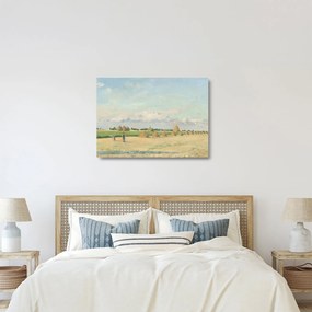 Üveg kép - Camille Pissarro, Landscape, Ile de France, reprodukciók (70x50 cm)