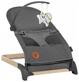 Lionelo - Babaringató JUNE szürke 5903771703260